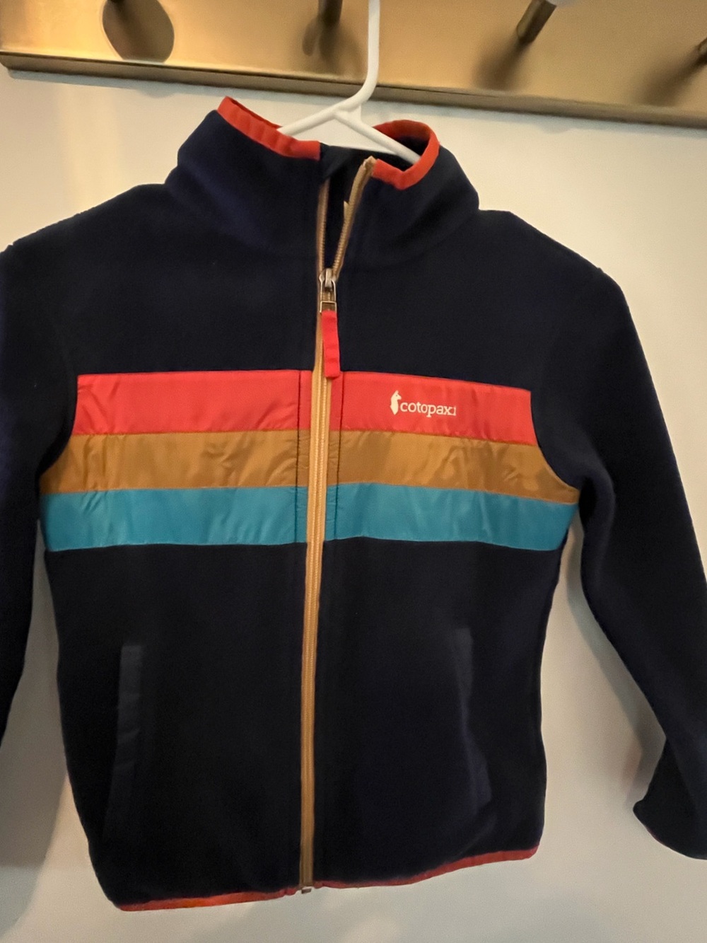 Kids Navy Cotopaxi fleece